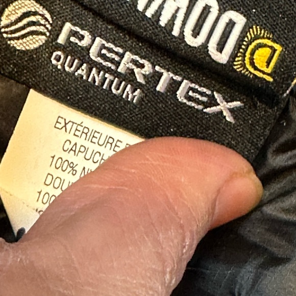 L.L. Bean PERTEX Downtek Women's Jacket Knit Sleeves Quilted Puffer Size L REG - Picture 14 of 15